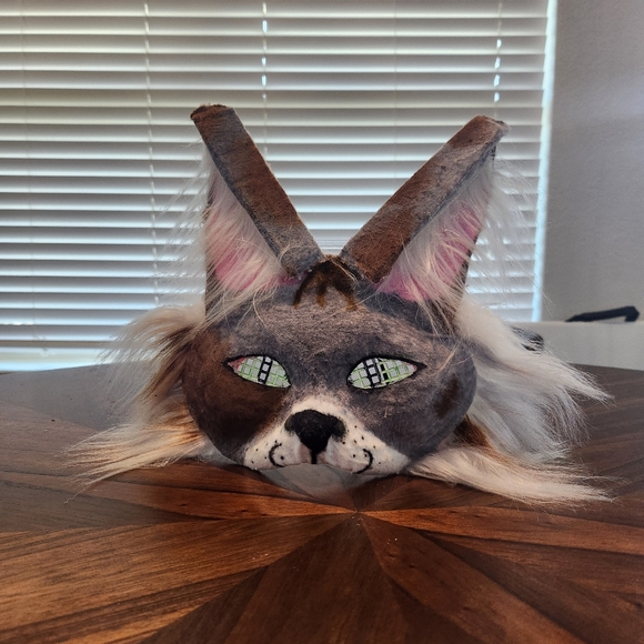 Therian/furry Cat Mask - Picture 2 of 3